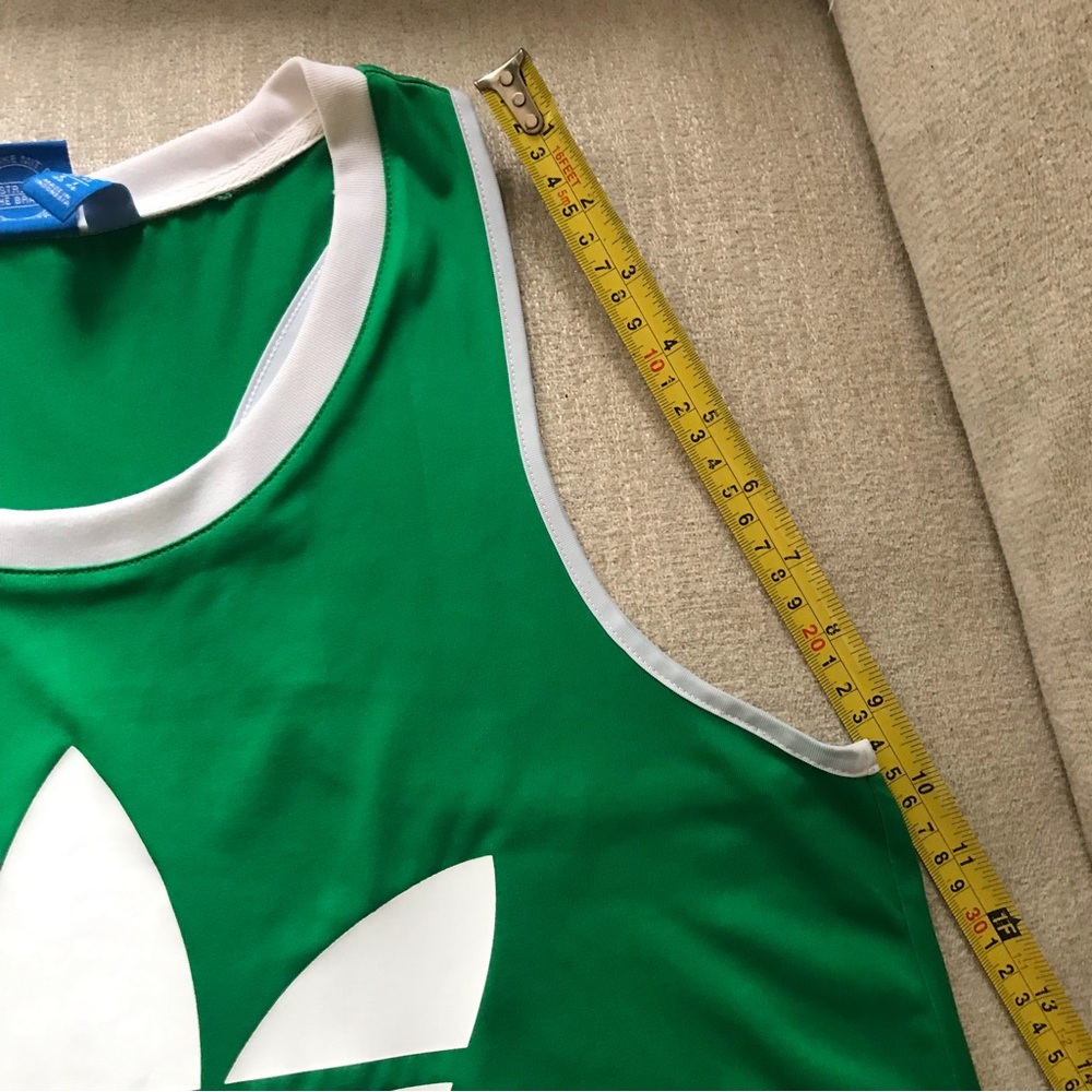 🟧Men’s Green/White Adidas Jersey. Size Medium - Picture 9 of 10